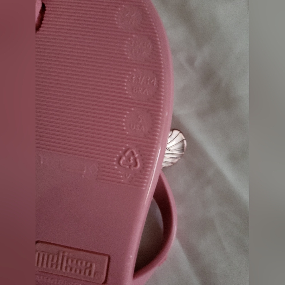 Melissa Pink Butterfly Sandals* - Picture 3 of 3